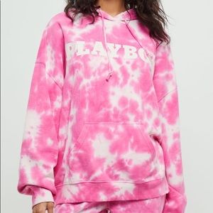 NWOT Pacsun x Playboy Tie Dye Hoodie